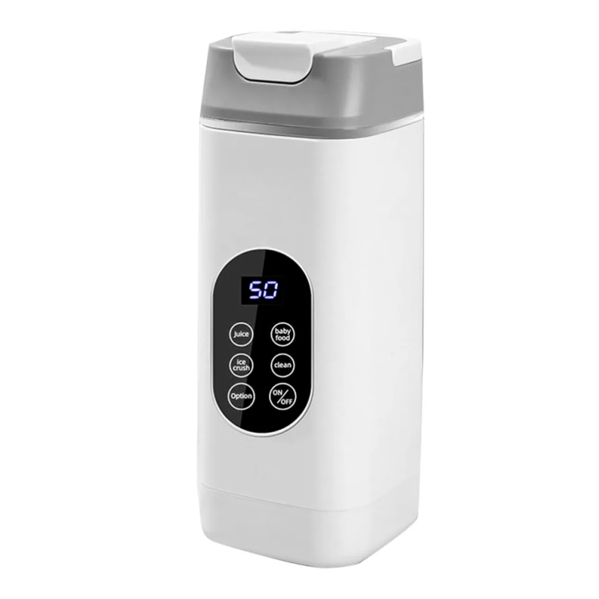 ULTECHNOVO Mini Licuadora Portátil Recargable 12 Cuchillas de Plástico, Diseño Compacto y Potente para Triturar Hielo, Adecuado para Uso en Gimnasio y Hogar