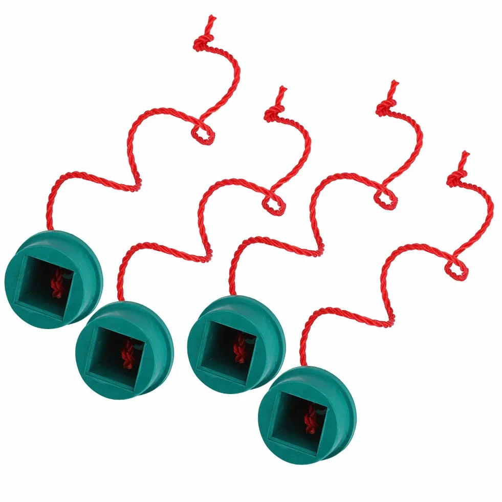Garosa Soporte de Tiza de Billar, Goma Verde, 4 Piezas, 4x3.5x4cm, Accesorio para Mesa de Billar