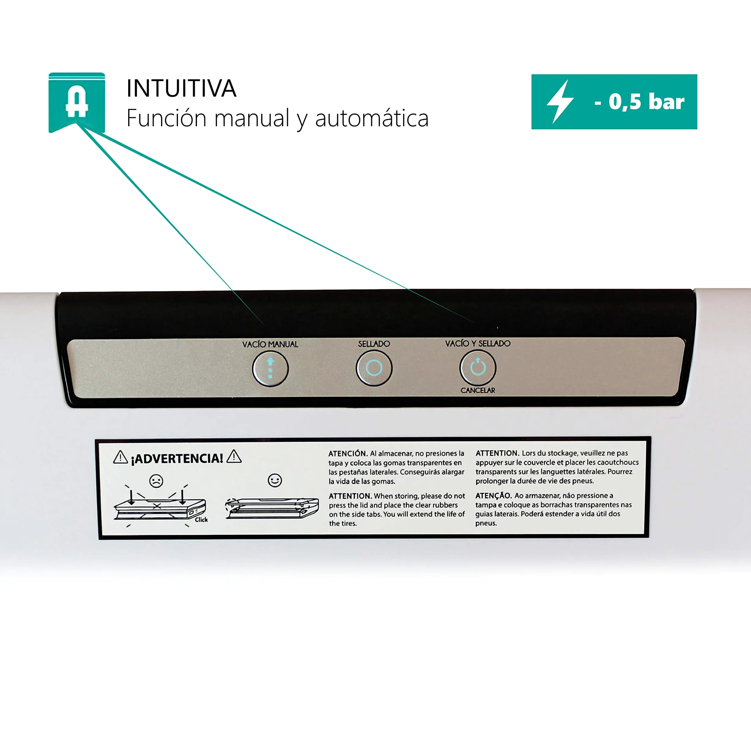 ALFA Fresh Máquina Envasadora Compacta y ligera (A787100000)