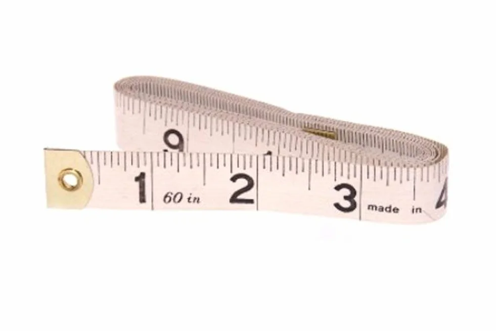 RWRAPS 150 cm Regla/Metro Flexible de Plástico Blando Cinta Métrica para Coser Confección Tela Dimensiones del Cuerpo Cinta Métrica Plana Muy Práctica y Popular Durable