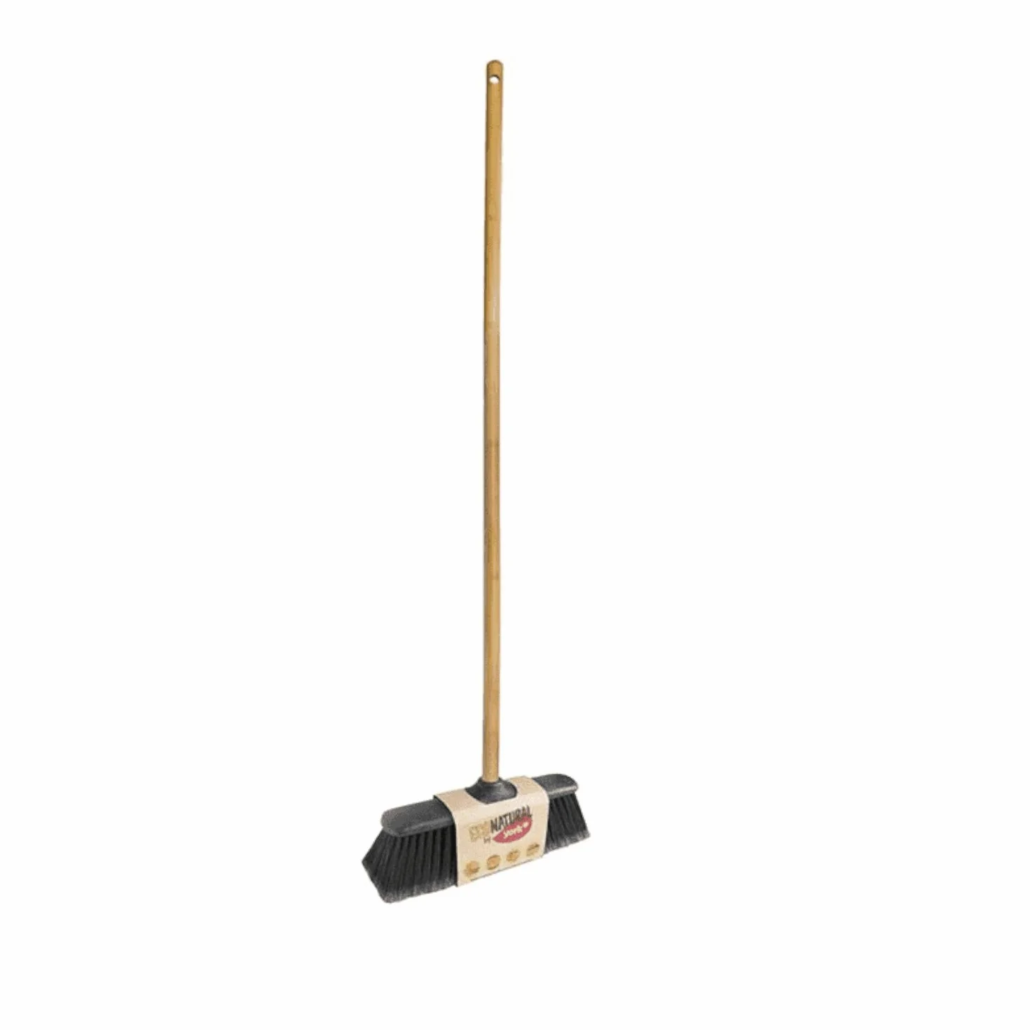 Escoba ecológica con un Eje de bambú 120cm york Marca York