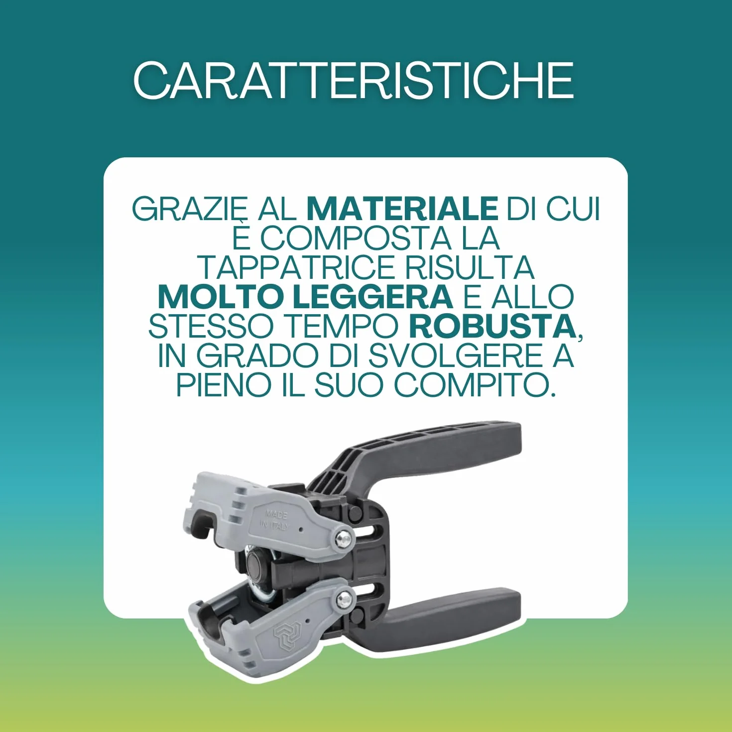VIRSUS 1 TAPADORA DE CÁPSULAS Manual con 2 PALANCAS Kelly para Tapones DE Corona DE 26 MM DE DIÁMETRO, para Botellas DE Vino, Cerveza Ferrari + 100 Tapones DE Corona DE 26 MM DE DIÁMETRO.