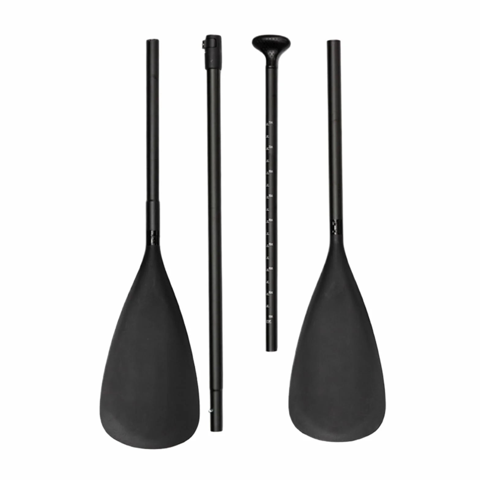 Remos de Kayak para Adultos 2 en 1 Longitud Ajustable Liberación Rápida Cabeza Simple y Doble