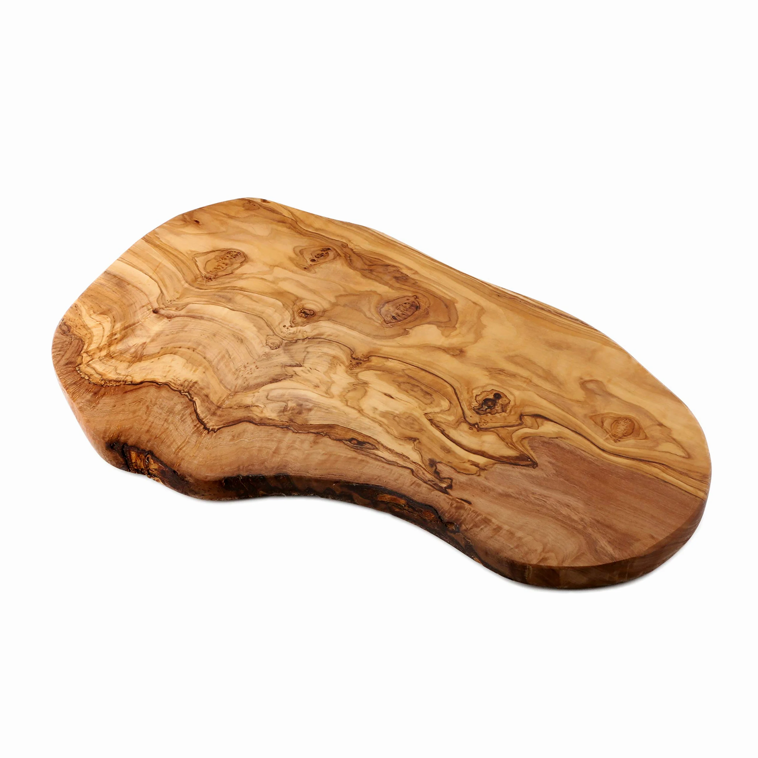 40 x 20 cm - Tabla de madera de olivo, para embutidos, cortar, servir, tapas y aperitivos