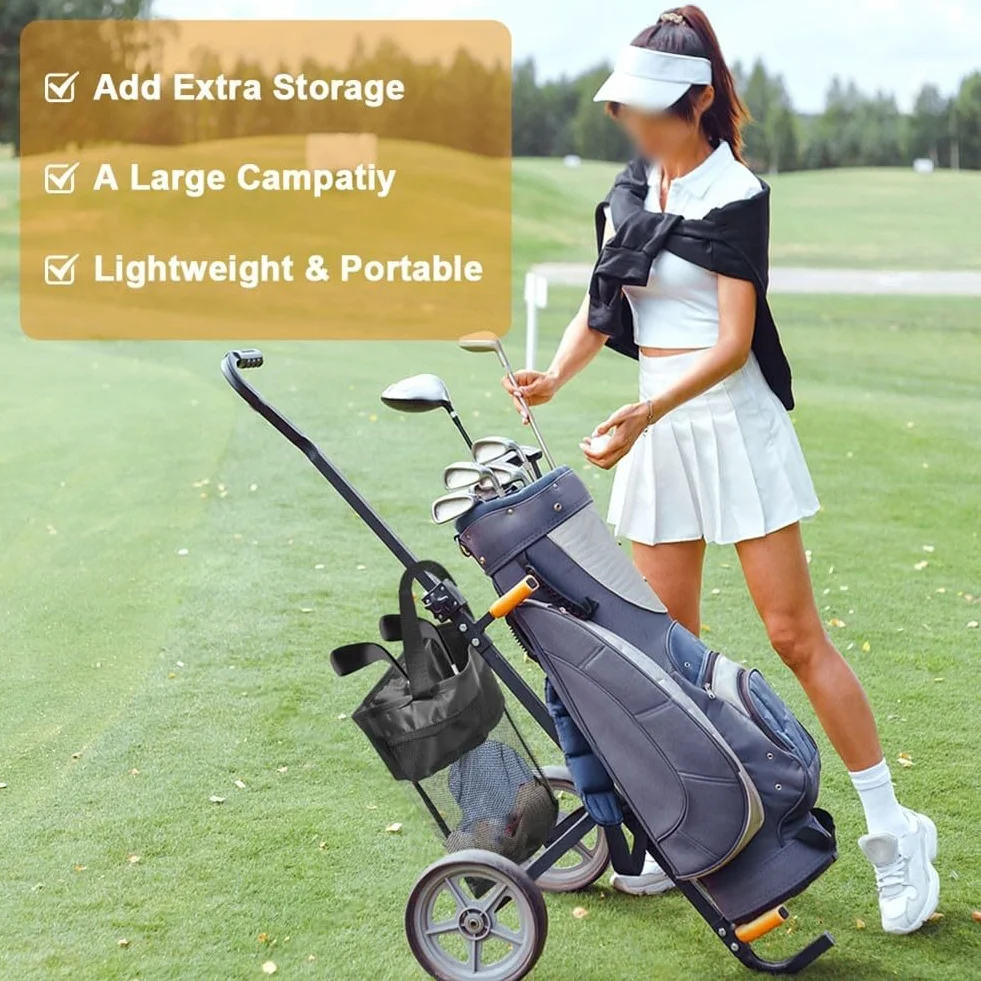 Torba golfowa z siatki o dużej pojemności, szybki montaż, wytrzymały materiał