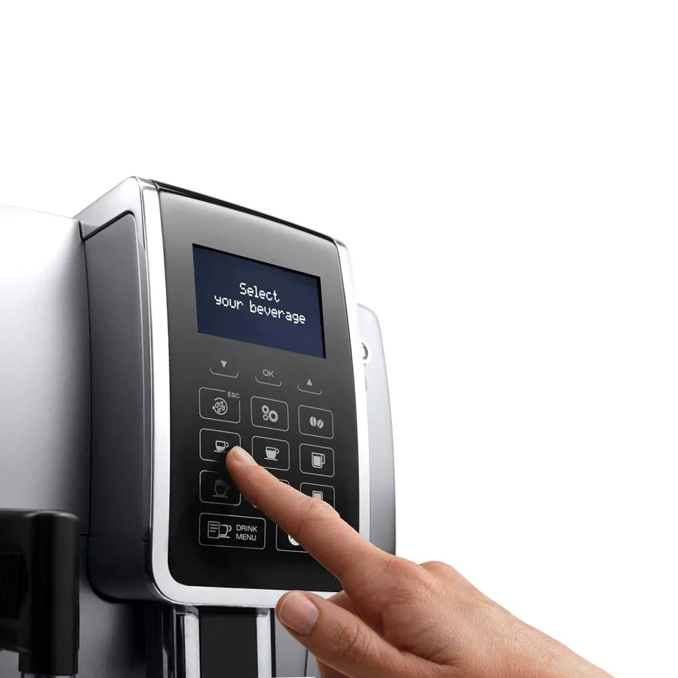 DeLonghi ECAM 350.75.S Cafetera (Independiente, Máquina de café en cápsulas, 1,8 L, Molinillo integrado, 1450 W, Plata)