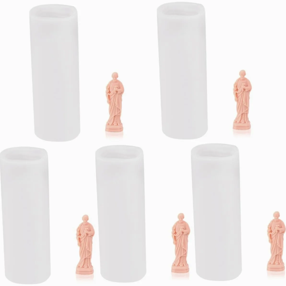 Tofficu 5 Piezas De Macetas Únicas Para Plantas Moldes Para Velas De Burbujas Moldes Para Chocolate Moldes Para Velas De Halloween Moldes Para Velas De Árbol De Navidad Moldes Para