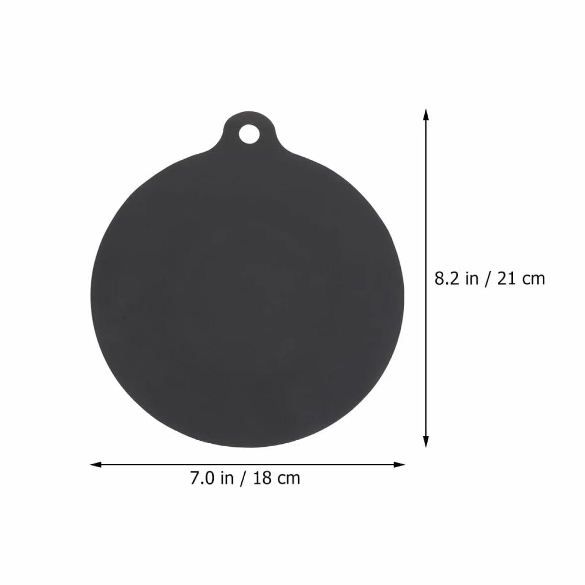 CALLARON Alfombrilla Protectora para Placa de Inducción 180x210mm de Silicona Resistente al Calor Antideslizante Negra para Cocina y Encimera, Esterilla para Hornear y Protección