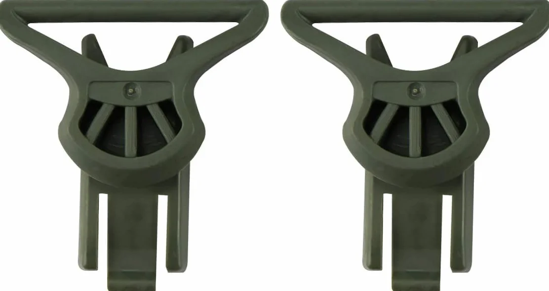 Rieles Laterales para Casco táctico, Clip Giratorio para Gafas para Correas de Gafas de 36mm de Ancho, Accesorios para Casco Airsoft para Casco ACH/Mich/Fast Equipado con riel ARC
