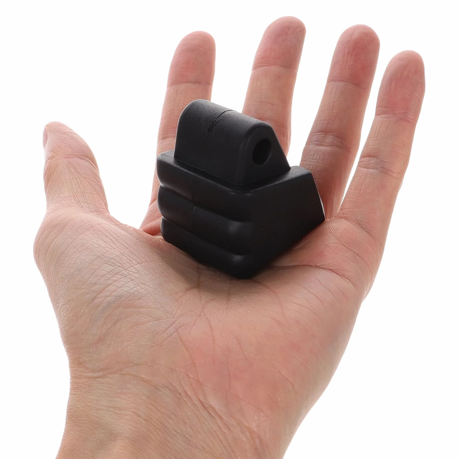 ORFOFE Topes de Freno para Patines en Línea 2 Piezas Negros, Pastillas Antideslizantes de Repuesto