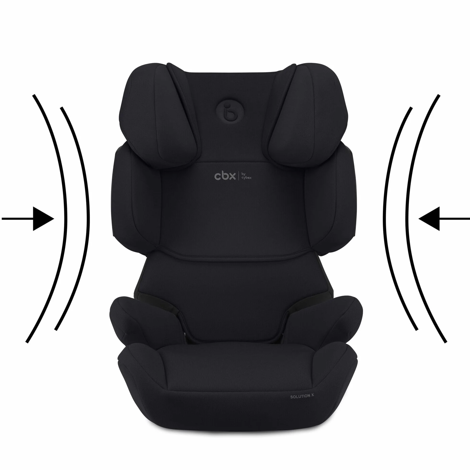 CBX by CYBEX Silla de coche infantil Solution X i-Fix ISOFIX 3-12 años 100-150 cm 15-50 kg Negro Pure Black