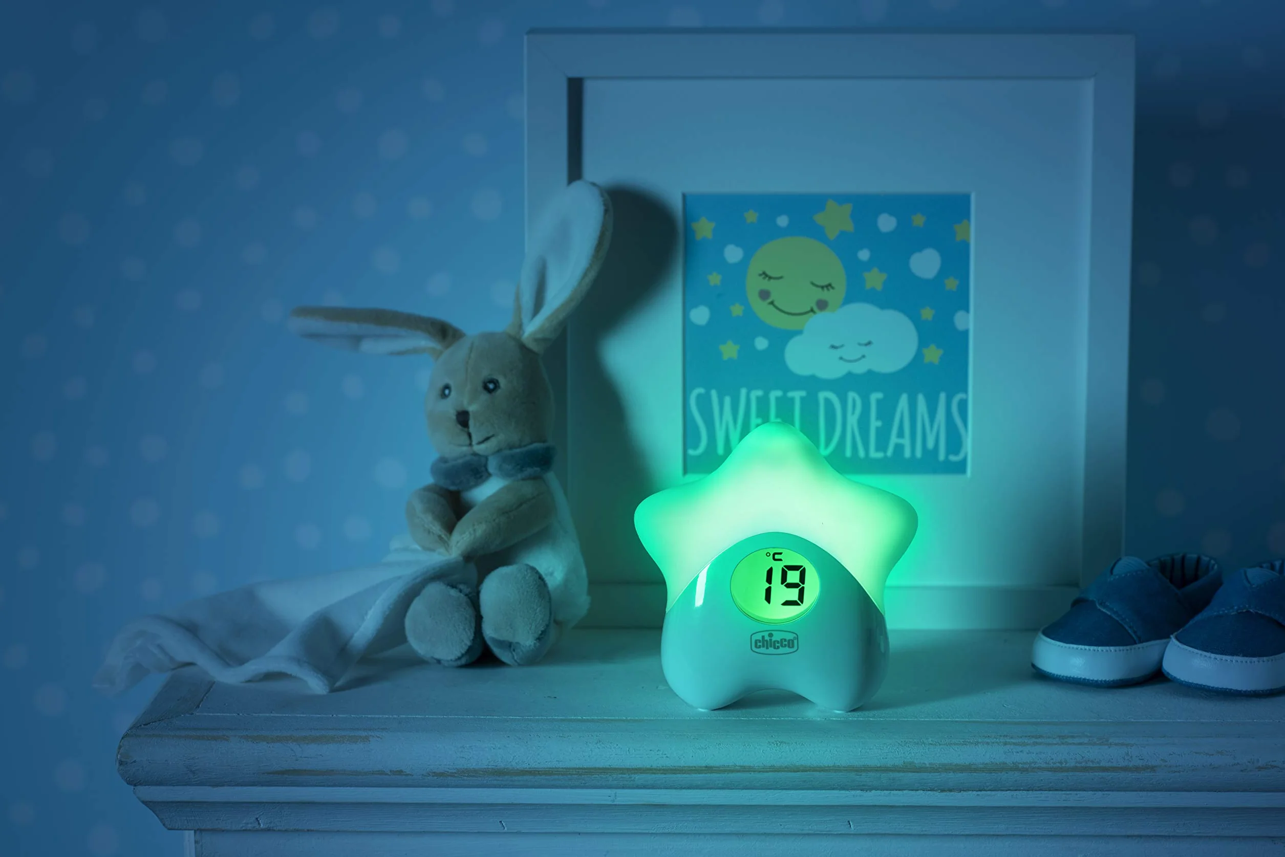 Chicco Luz Nocturna Estrella Con Termómetro Unisex