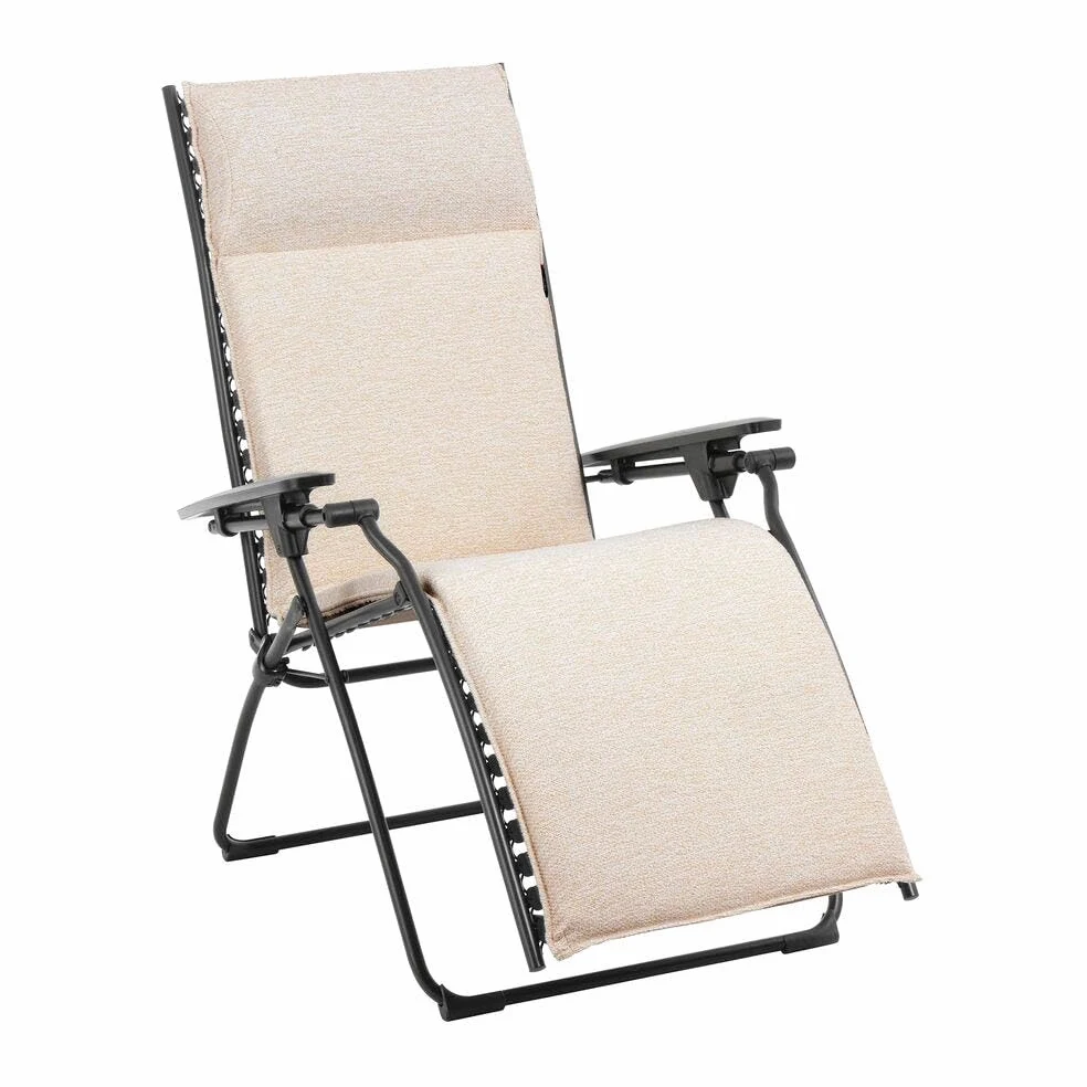 Lafuma Bayanne Niksen - Sillón Relax acolchado de gravedad cero (Beige Creme)