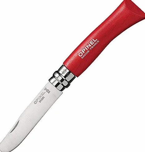 Mon Premier Opinel n.° 7 - Cuchillo para niños con punta redonda, mango azul