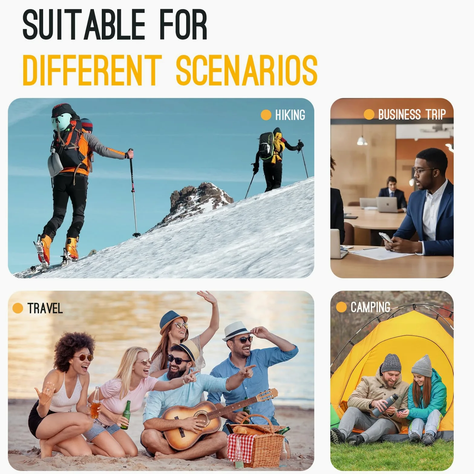 Compacta Prensada a Mano con Tanque de Agua de 80 Ml y Taza 120 Ml, Portátil para Caminatas y Viajes, Prensa Manual para un Auténtico Sabor a (Blanca)