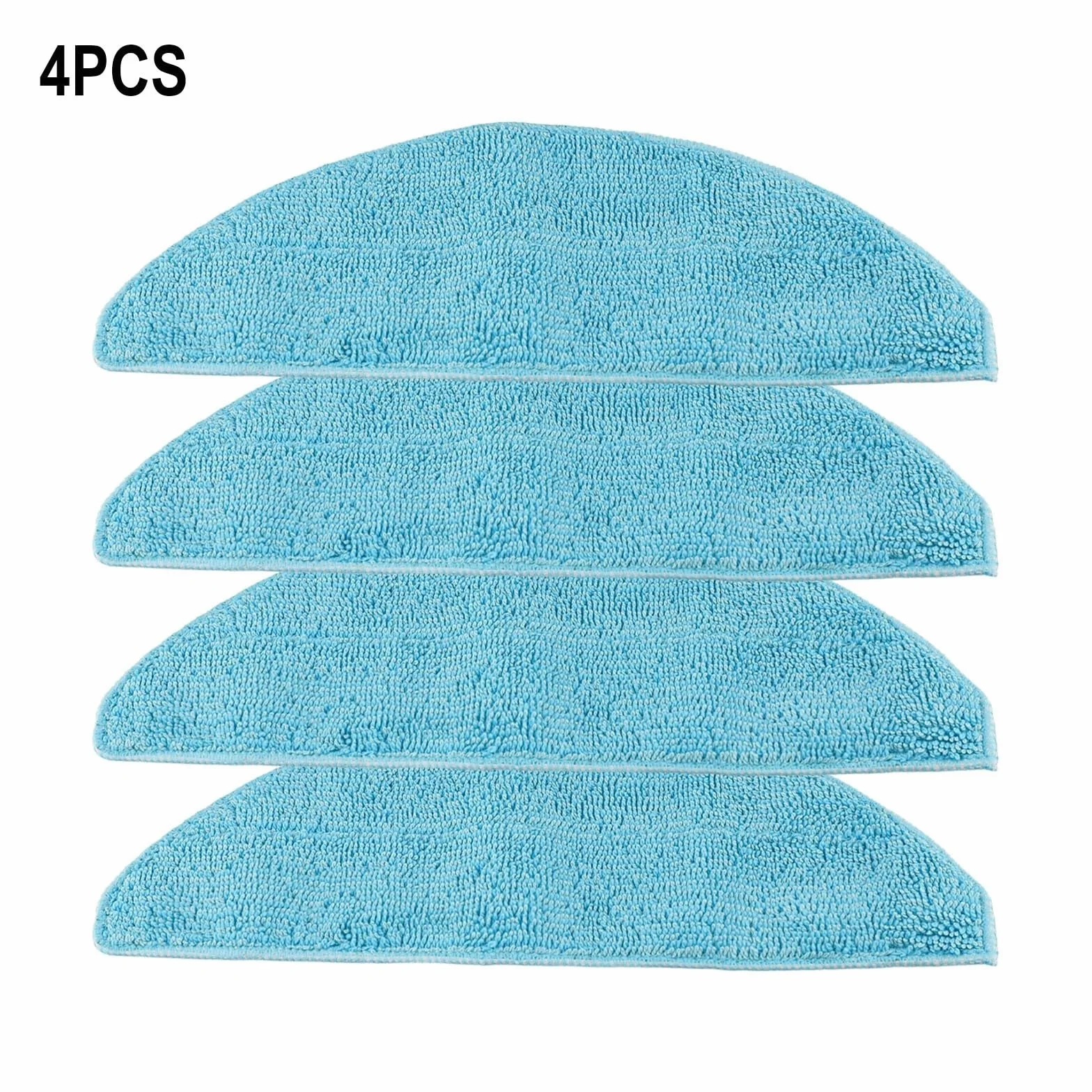 Mopa de trapo para almohadillas para Conga 8090 para aspiradora robot ULTRA / 9090 AI, paquete de 4/10 y paño reutilizable para reemplazo de almohadillas (paquete de 4)
