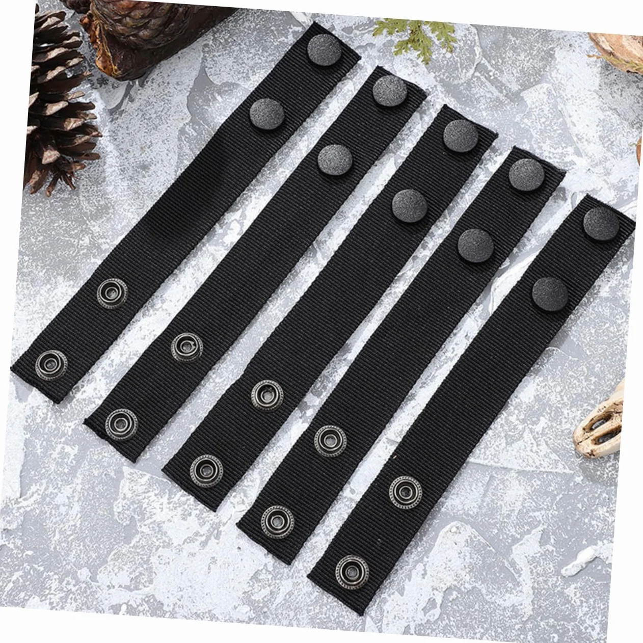 BESPORTBLE Sujetacinturones De Servicio 6 Piezas Presilla De Cinturón De Nailon 19x2.5cm Ligera y Resistente Camping Senderismo Accesorios Seguridad Exteriores