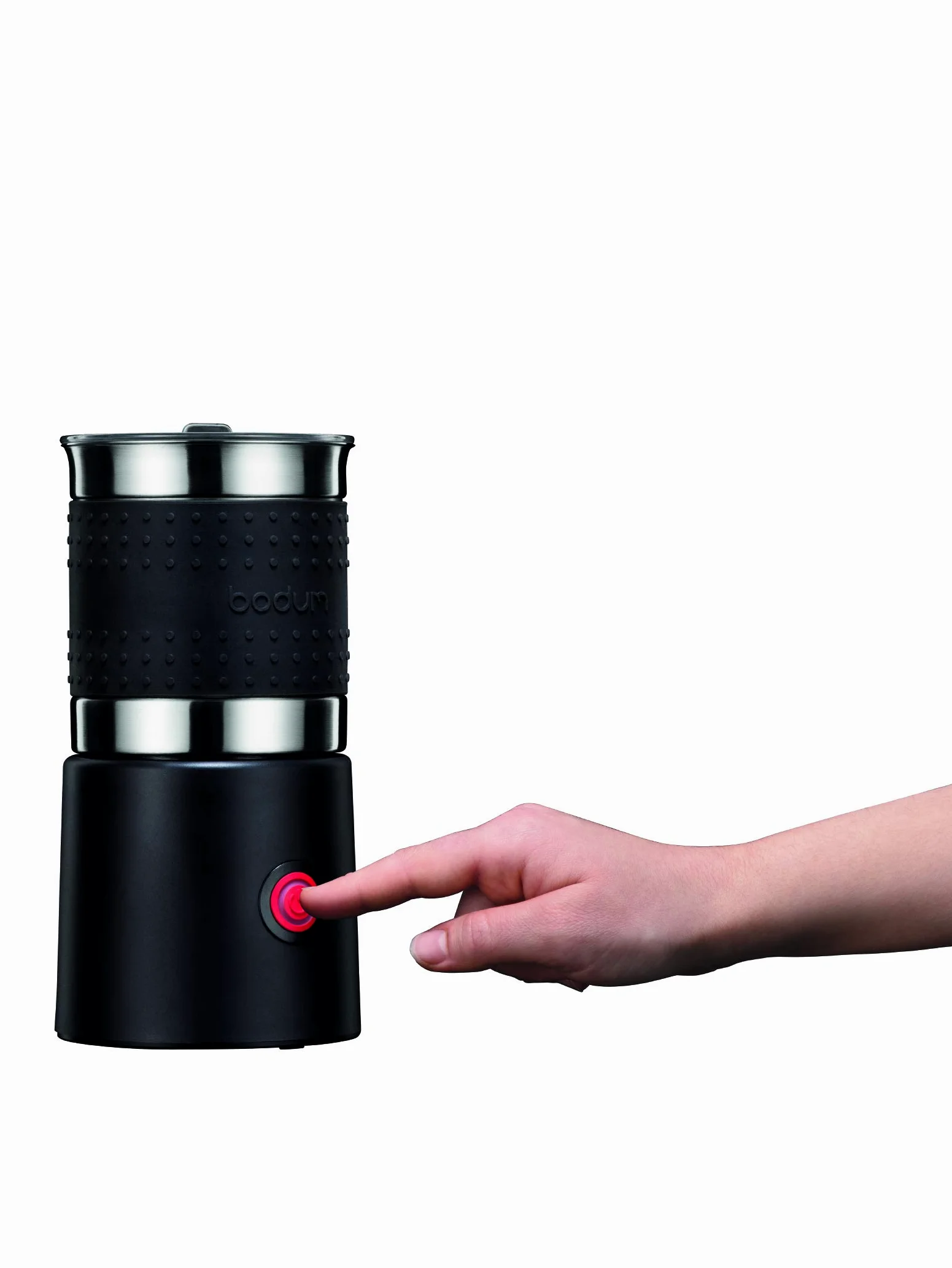 Bodum Bistro Electric Espumador de leche, 13 onzas, negro