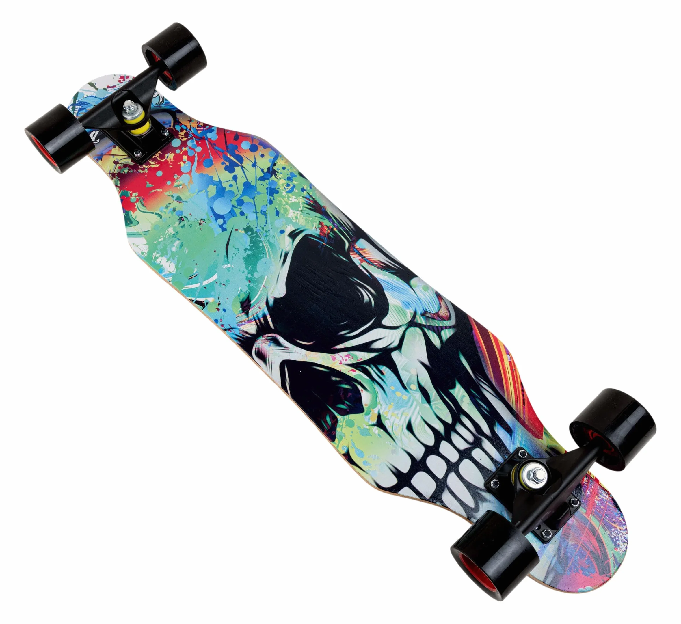 Longboard Cruiser 80cm Phantom Carving Cruising ABEC-7 Ejes Aluminio Ruedas PU Madera Arce
