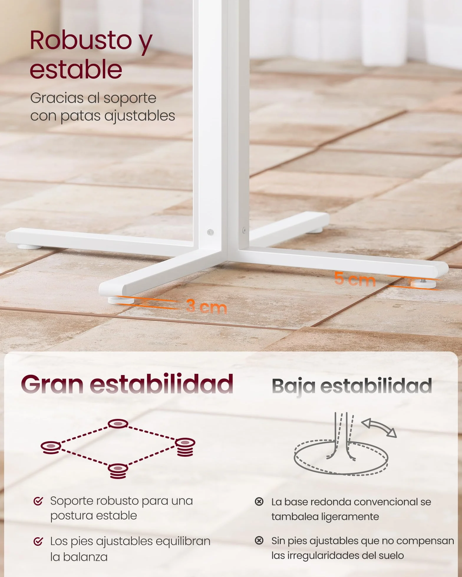 VASAGLE Mesa de Comedor Redonda, Mesa de Cocina Pequeña para 4 Personas, Estilo Rústico, Superficie Resistente al Agua, Diámetro de 80 cm, Alto de 74,8 cm, para Salón, Roble Dorado KDT082Y02