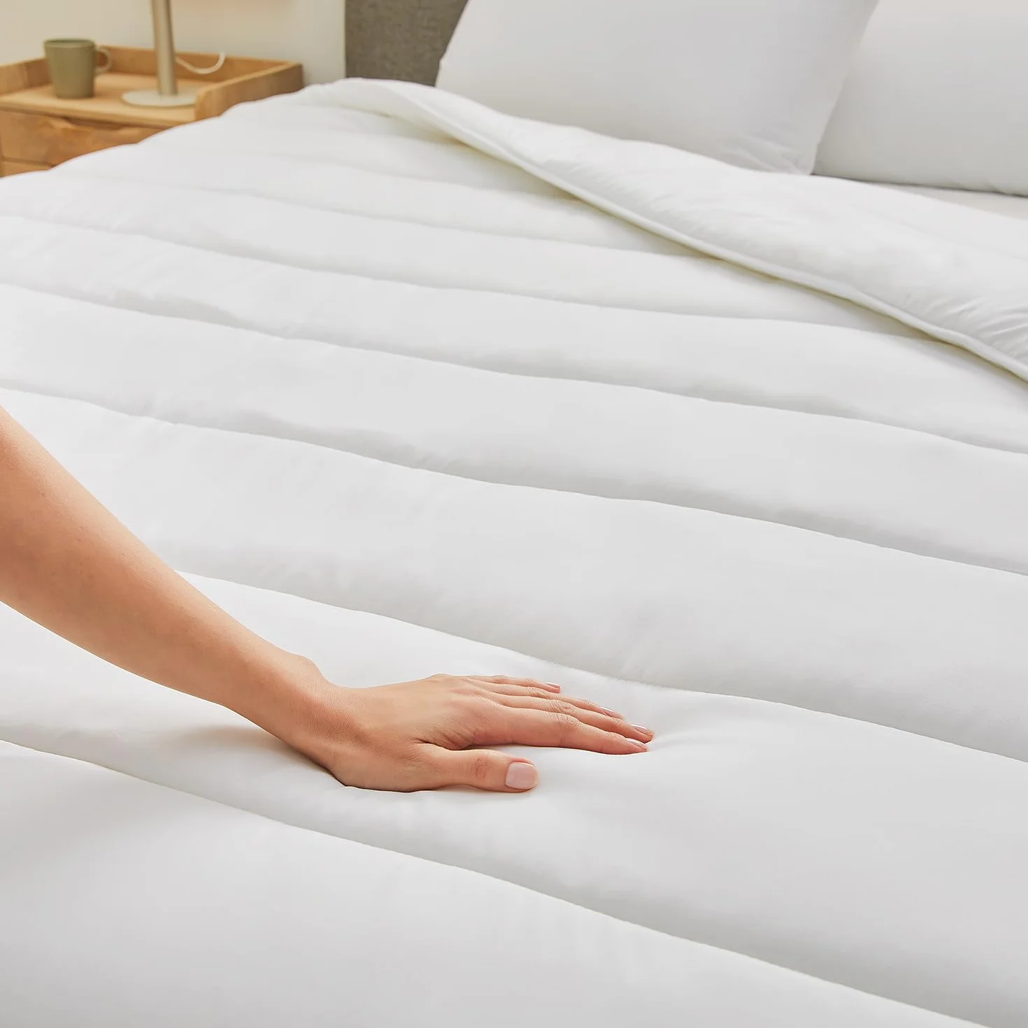 Pikolin Home - Edredón Nórdico Otoño-Invierno 300gr, Fibra Ecolofil Tacto Plumón, Relleno para Cama 150 (220x240 cm)