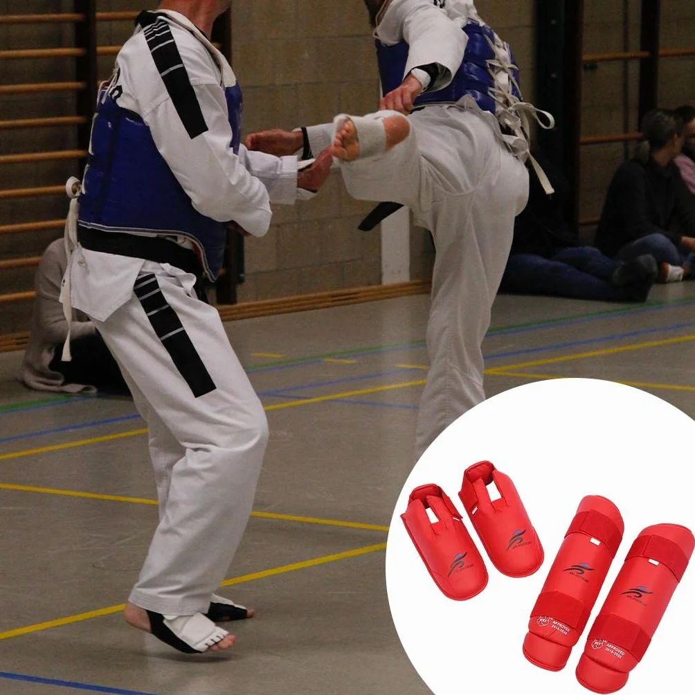 Harilla Strike Shin Guards Almohadillas para Piernas Kick Pads Soporte Kickboxing