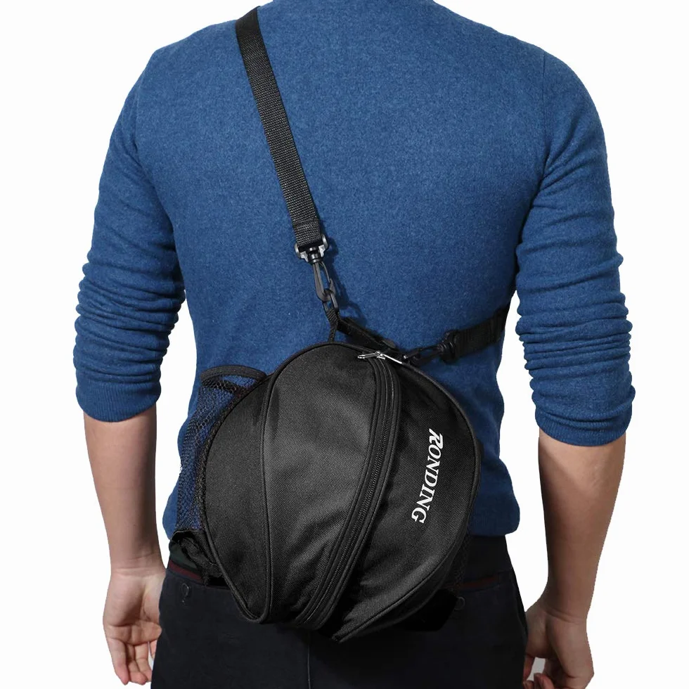 Lixada Bolsa de Baloncesto Portátil Bolso de Hombro Redondo para Deporte