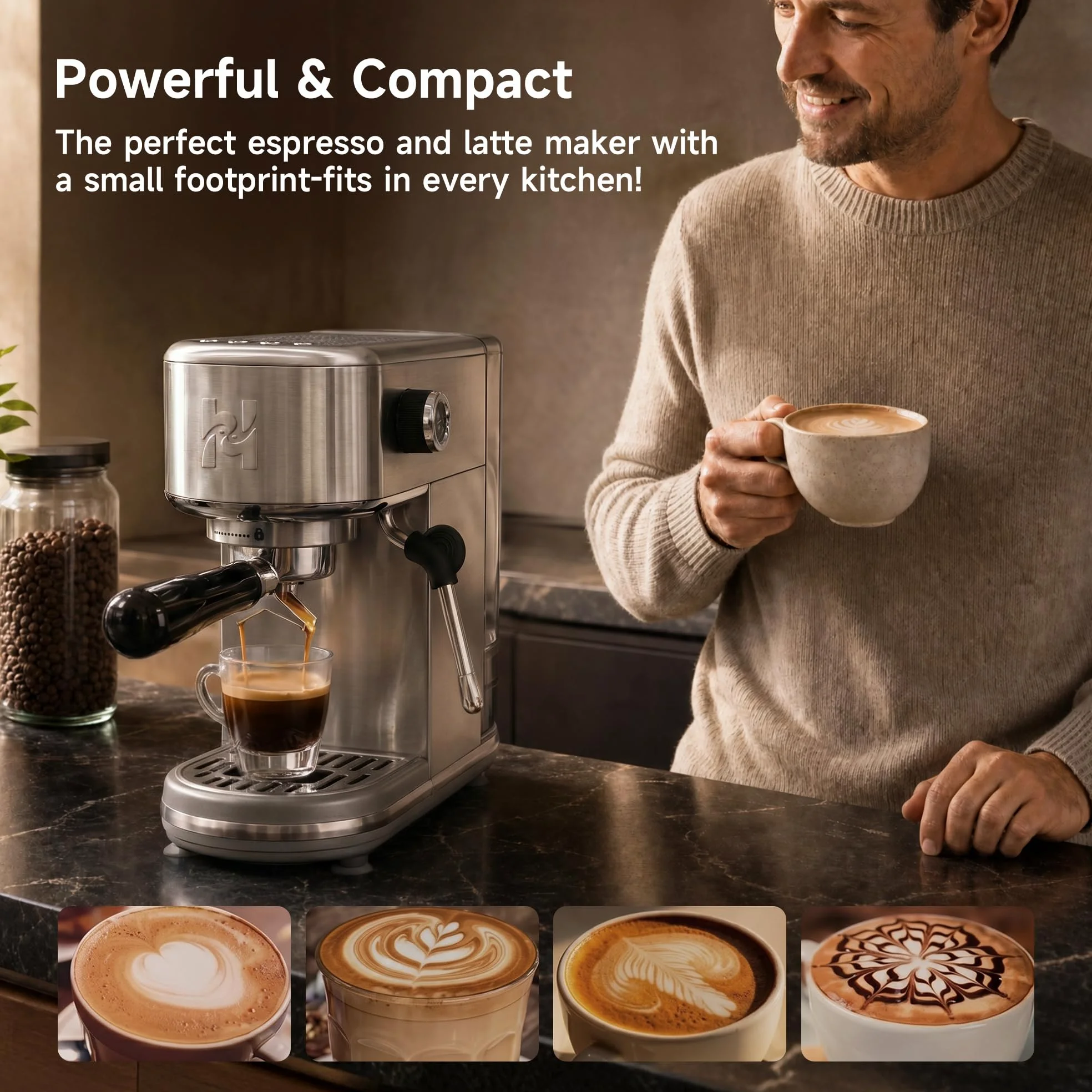 HIBREW H10B Lite - Máquina de espresso programable