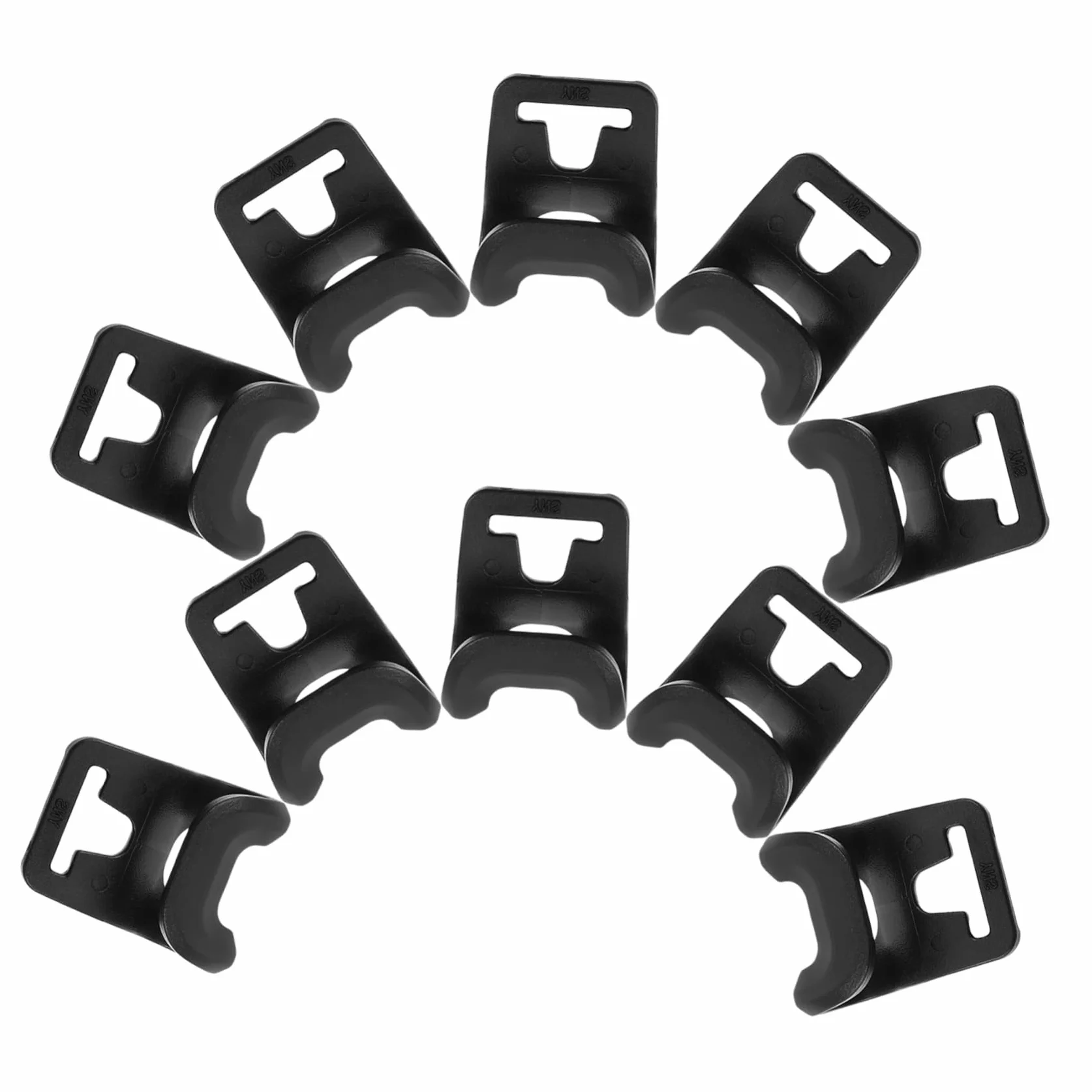 UPKOCH 10 Ganchos de Plástico Conectores para Postes para Tienda de Campaña Accesorios de Camping