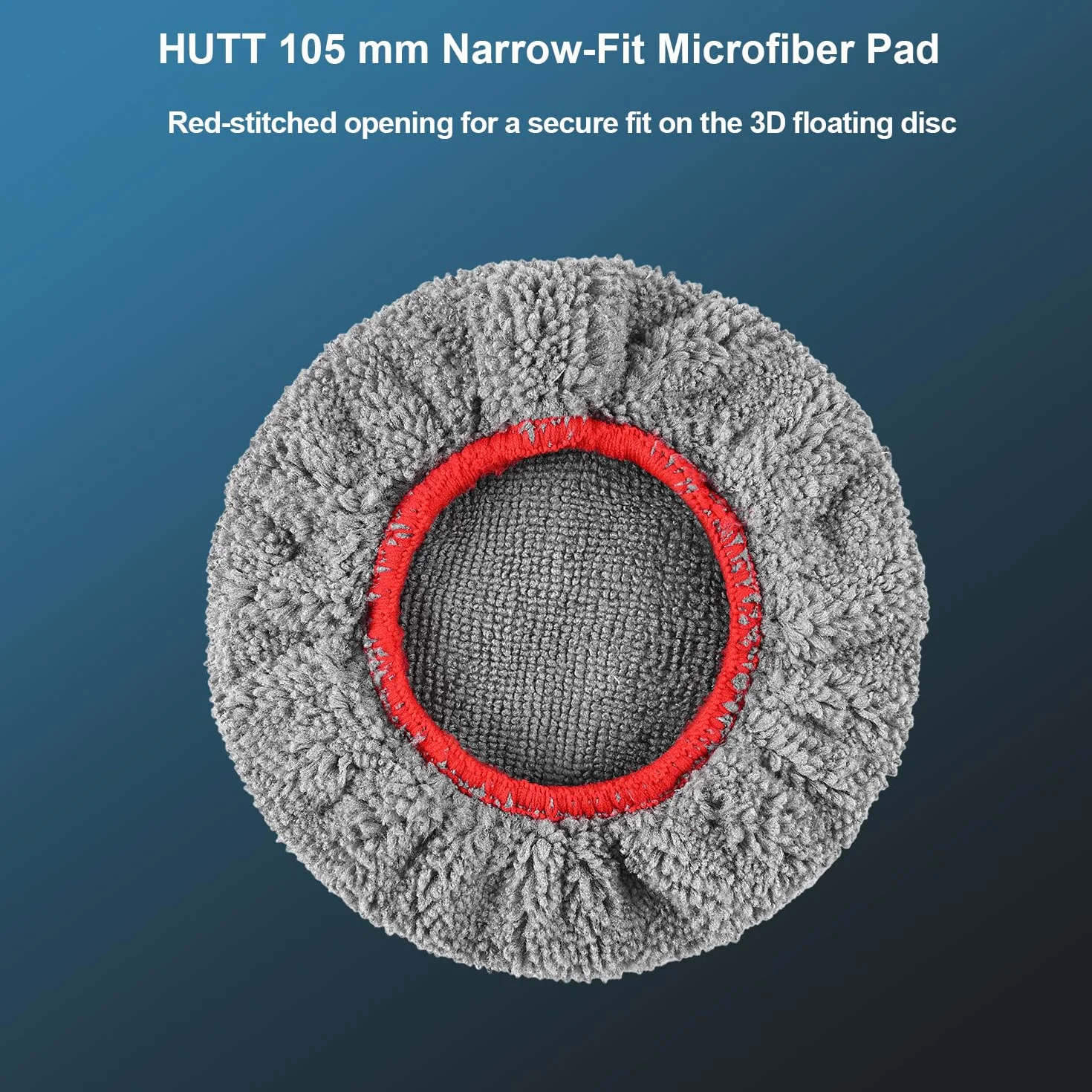 HUTT Paños de Microfibra Originales Robot limpiacristales, Sistema de Doble Pad, 8 Unidades (4 Redondos + 4 Cuadrados), compatibles con R10 / 10