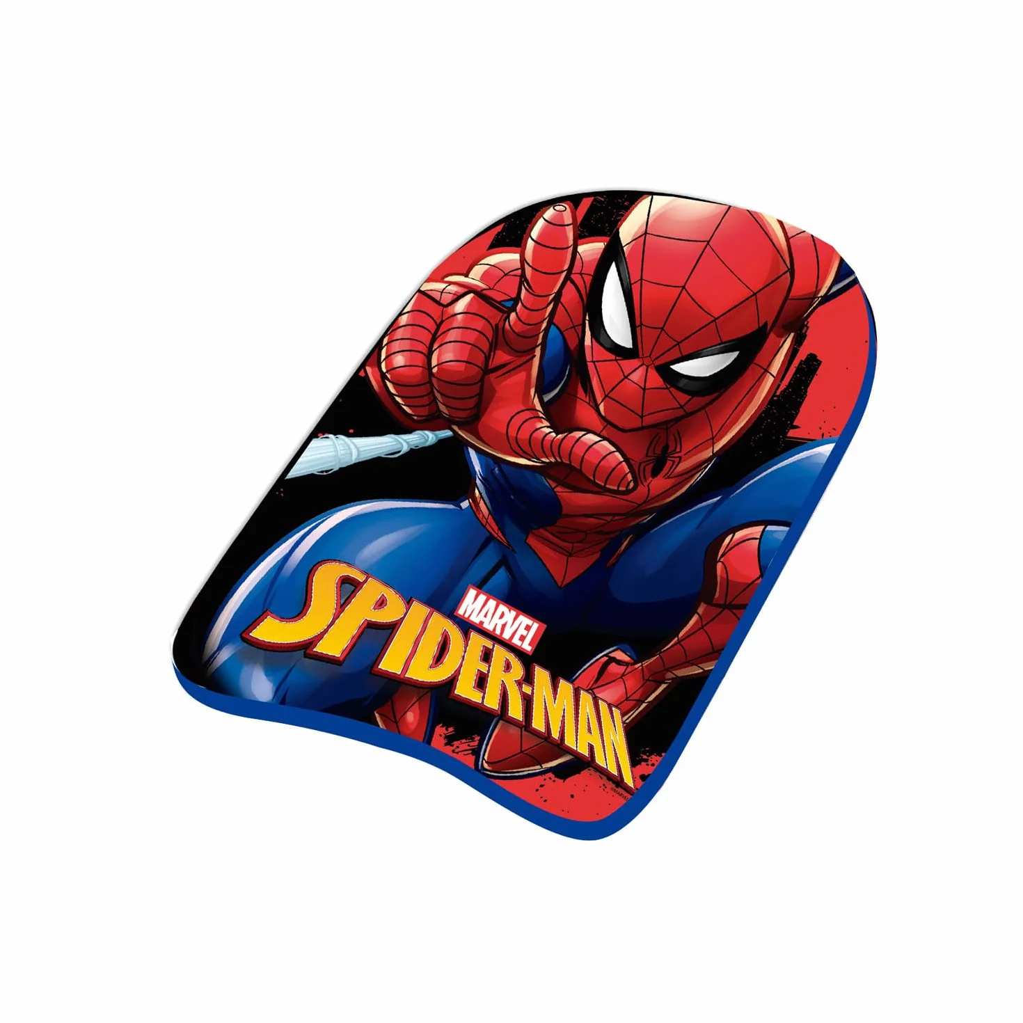 Arditex Tabla de natación Spiderman Marvel 41x30x5 cm Espuma EPS Ligera Forma ergonómica Color Azul