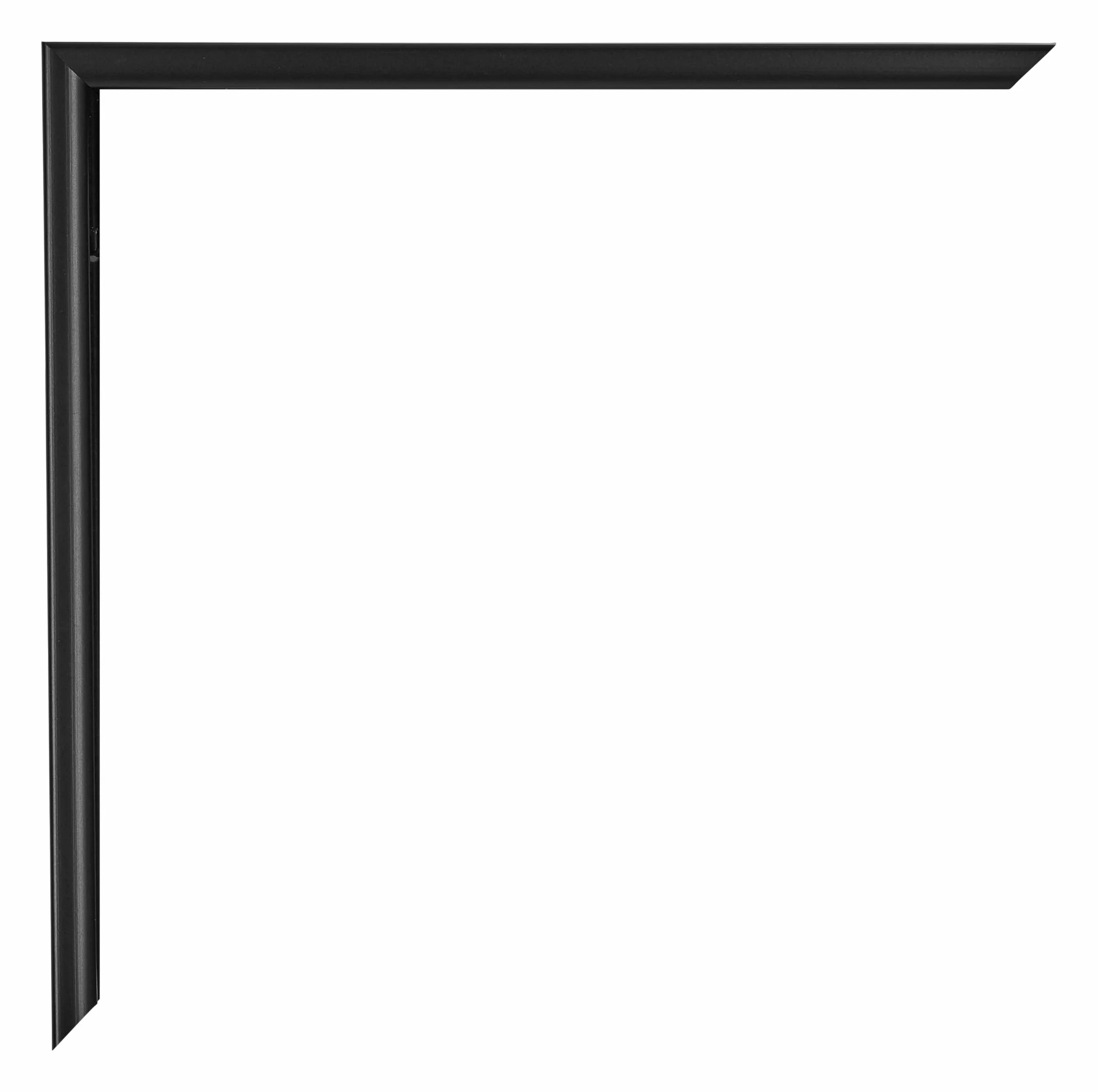 Marco de foto 37,5x98 cm Negro Mate Plástico cristal acrílico antirreflectante Easy