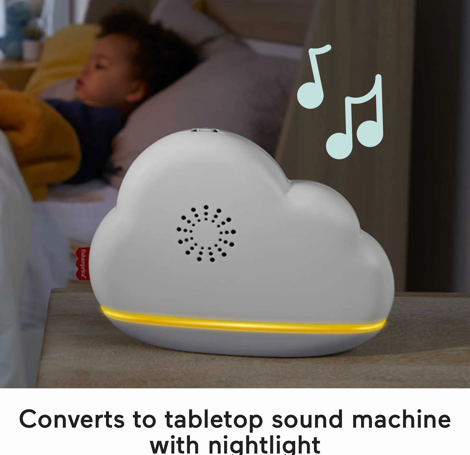 Fisher-Price Móvil Lluvia y arcoíris para Cuna con Sonidos y Luces, HBP40