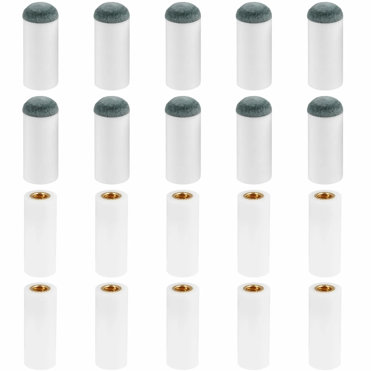 10 Puntas de Repuesto para Taco de Billar 10mm Roscadas, Accesorios Snooker,Puntas De Repuesto para Taco De Billar Profesionales