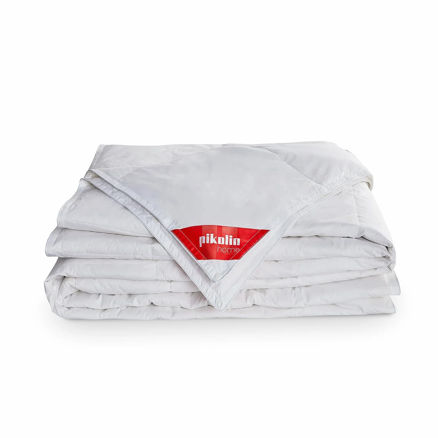 PIKOLIN Home - Edredón Nórdico Duo 92% Plumón de 120 y 160 gr | Cama 150/160 | 240x220 | 4 Estaciones | Tejido de Algodón | Unión Mediante Corchetes