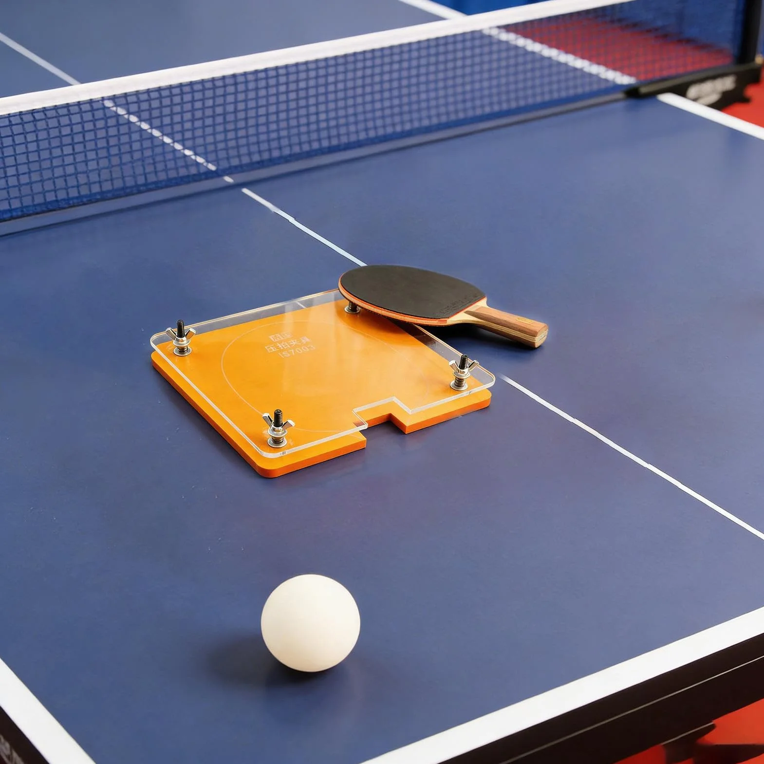 Prensa para Pala de Pong Portátil Manual Ajustable | Prensa Cortabordes para Paletas de Tenis de Mesa