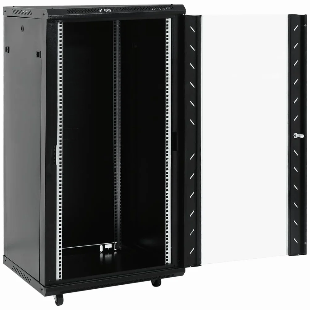 Armario de red 22U con patas giratorias, 19", IP20, 60 x 60 x 120 cm,Accesorios electrónicos,Componentes para ordenadores,Dispositivos de almacenamiento,Sistemas de almacenamiento de red-30268