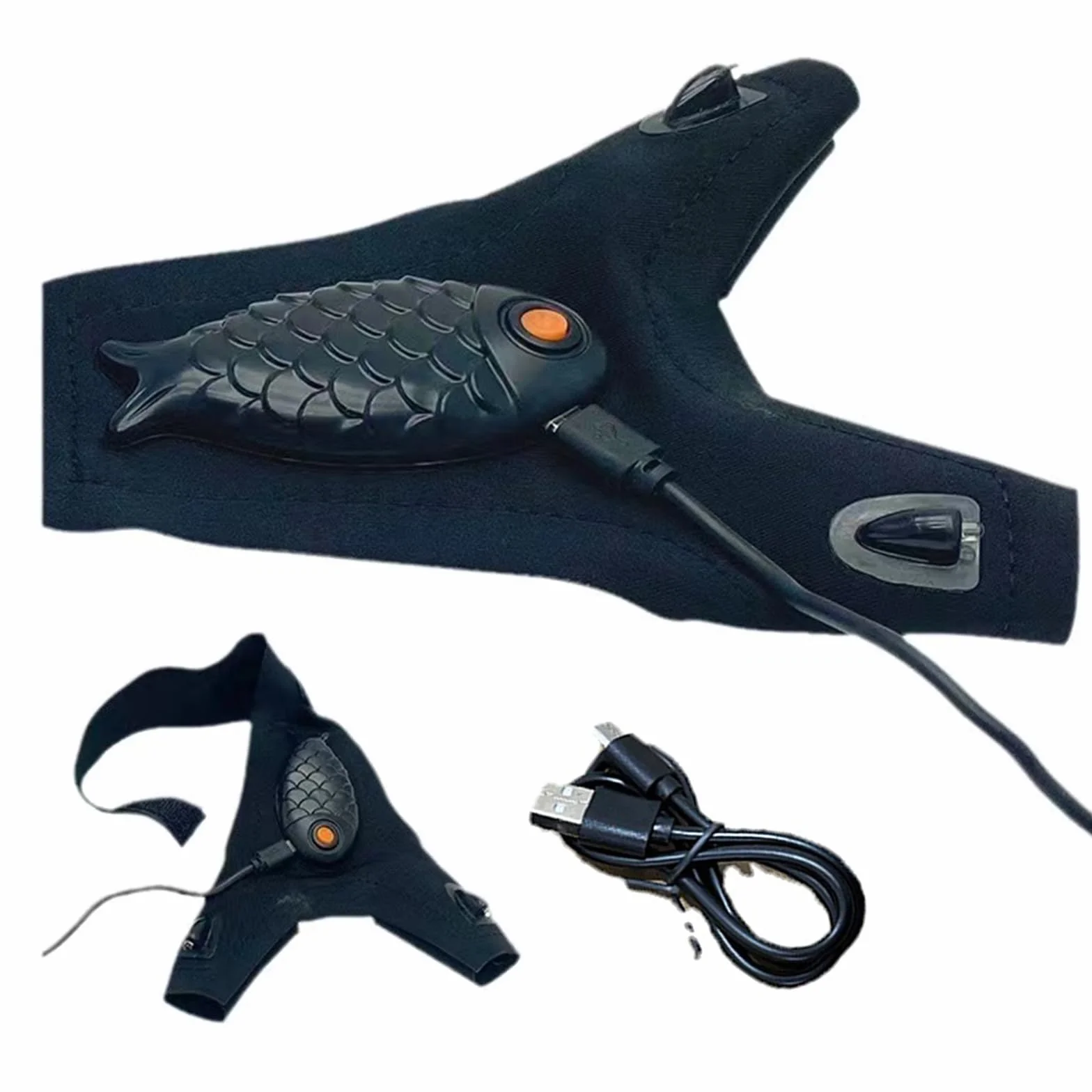 Guantes LED Linterna para Pesca al Aire Libre Supervivencia Emergencia