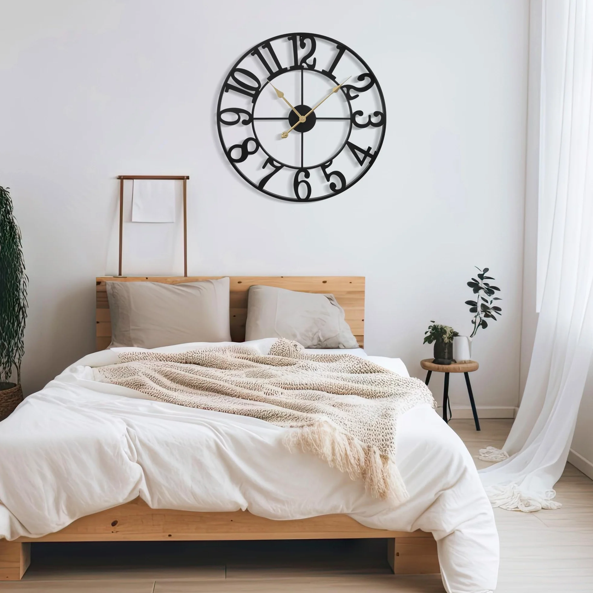 Reloj De Pared De Diseño Moderno Y Vintage, Silencioso Sin Tic-TAC, Reloj De Pared Grande Salón, Disponible En 40 cm, 47 cm, 60 cm, 80 cm, 100 cm, Ideal para Ideal para Salon Cocina Oficina
