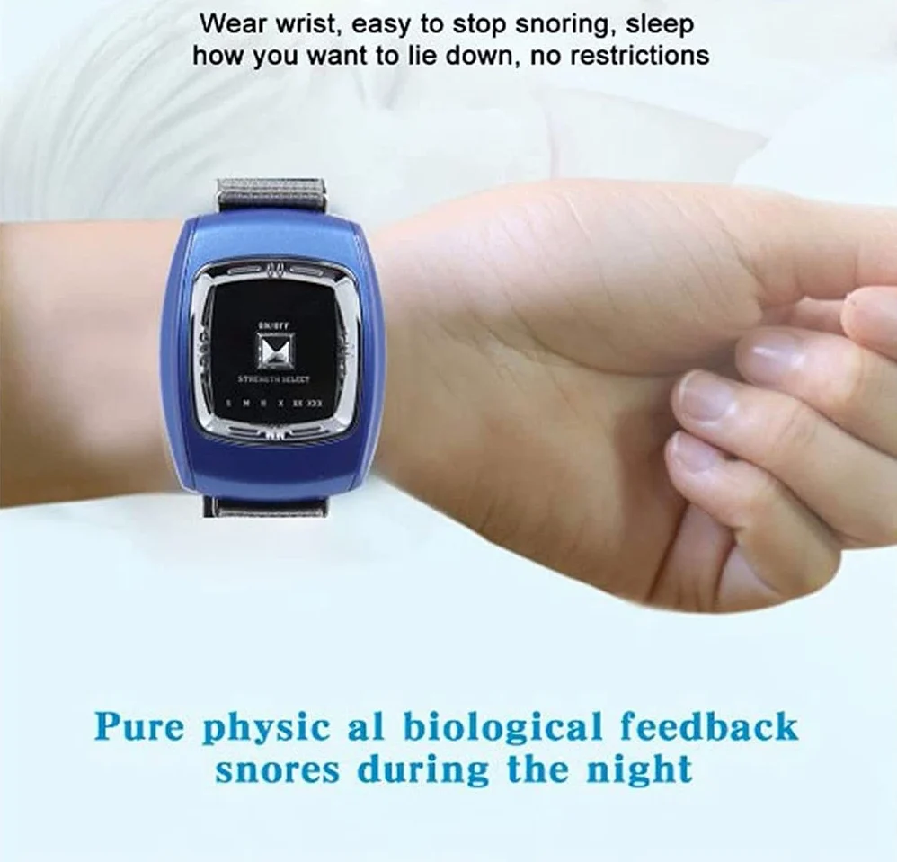 Pulsera Antirronquidos Smart Snore Stopper Watch Biosensor Rayo Infrarrojo Detecta El Dispositivo Antirronquidos Los Dispositivos Antirronquidos Más Efectivos para Hombres Y Mujeres