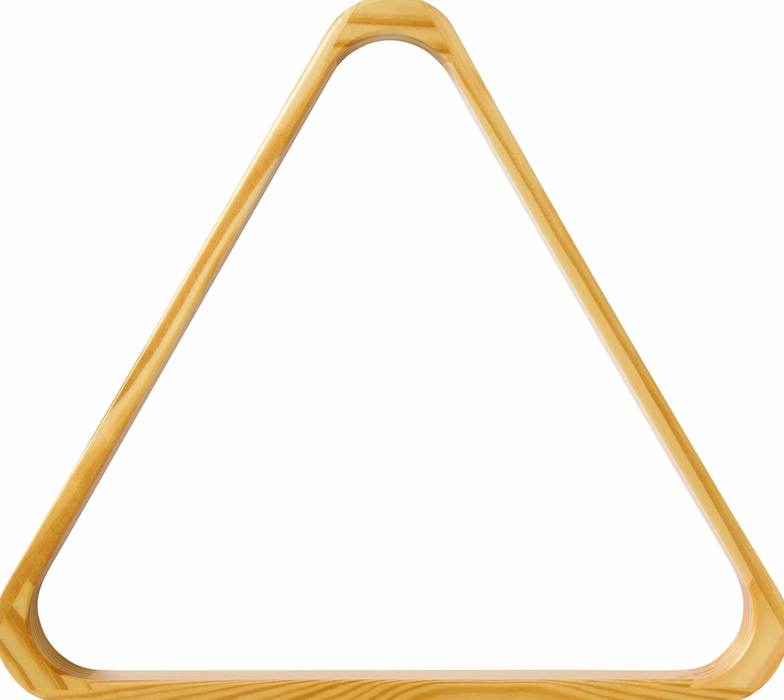 PowerGlide Snooker Pool Billiards Triangle Ball Rack 15 Ball Capacity Natural Wood