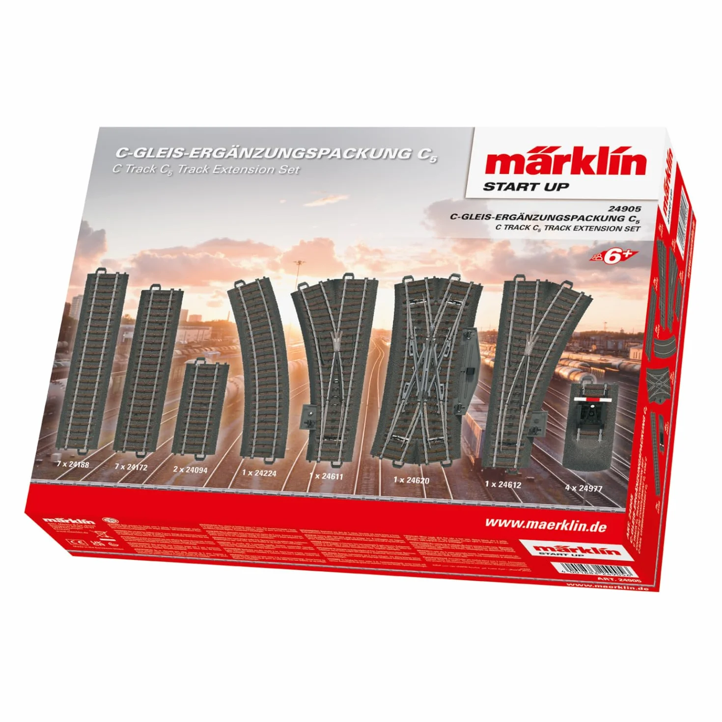 Märklin 24905 - Ampliación de la canción Set C5 C