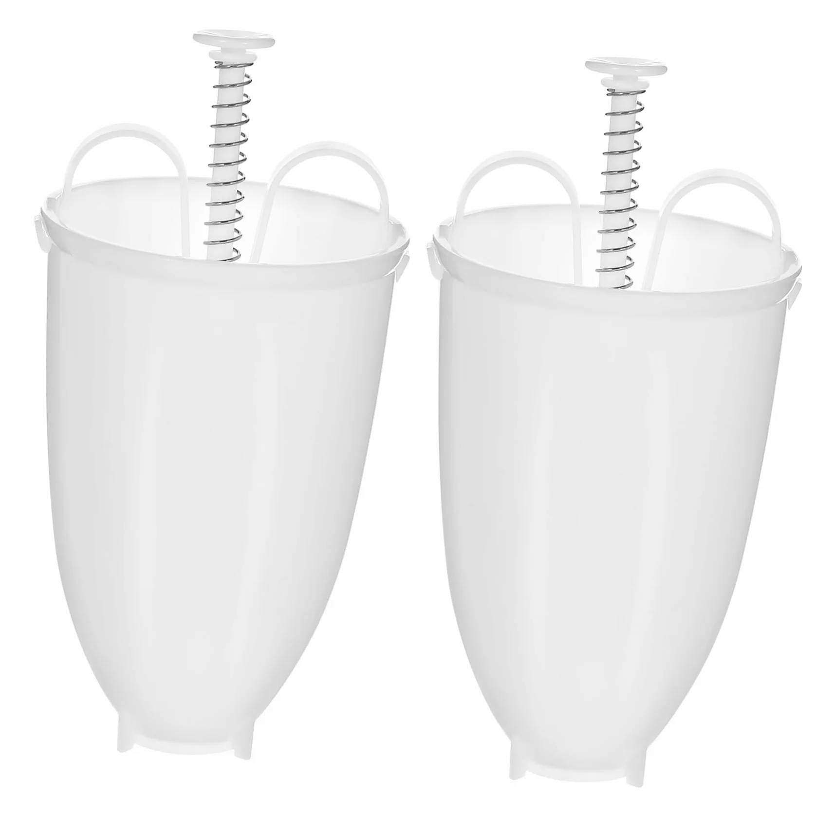 Mipcase Máquina para Hacer Roscos Fritos Manual Portátil 2 Moldes para Hornear Donas de Pp Adecuado para Repostería y Uso al Aire Libre