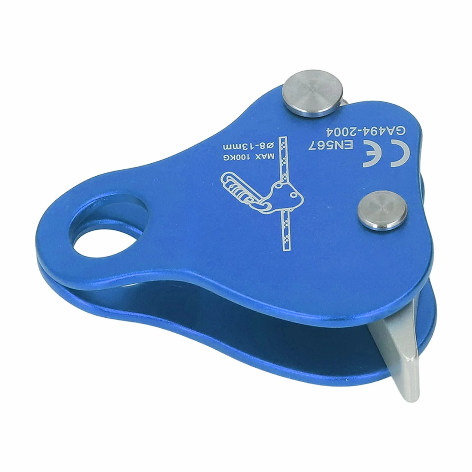 Agarre de Cuerda de Escalada Ascensor de Bloqueo Automático Aleación de Aluminio 8-13 Mm