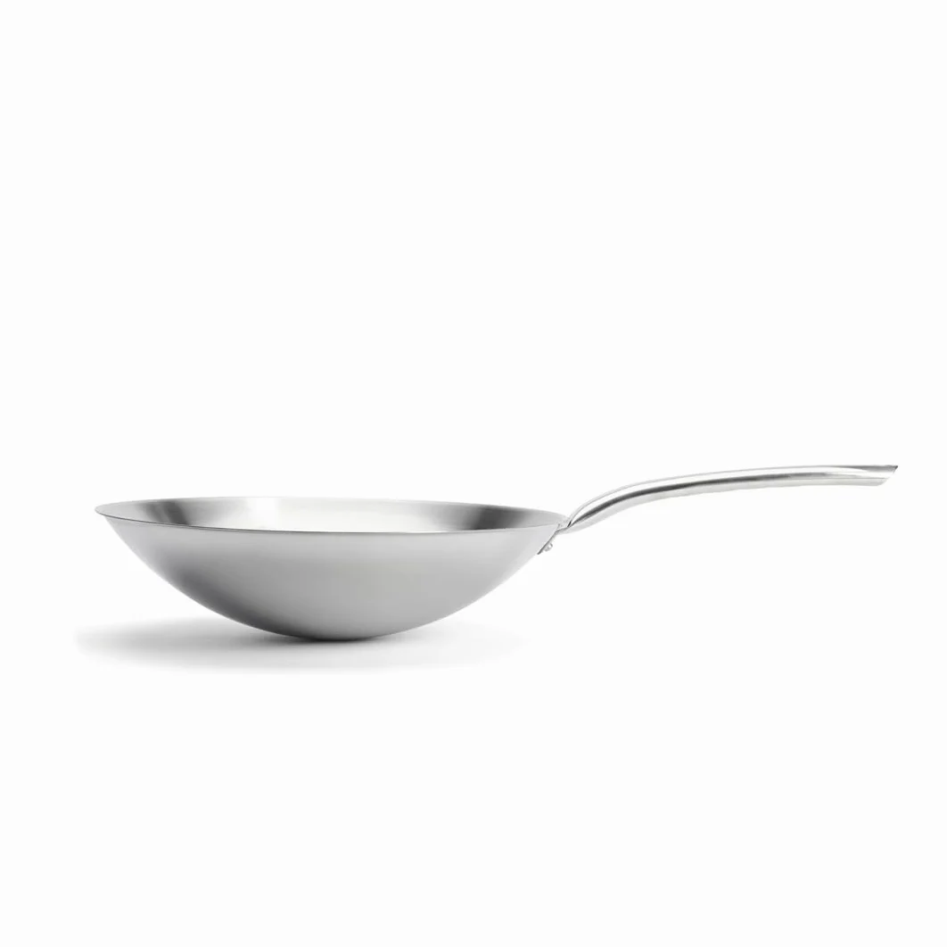 De Buyer, WOK INOX Ø 36CM,36 cm-3122.36