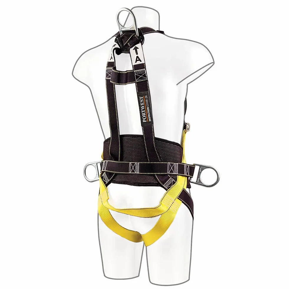 Portwest Confort Plus Arnés 2 Puntos Negro FP15BKR
