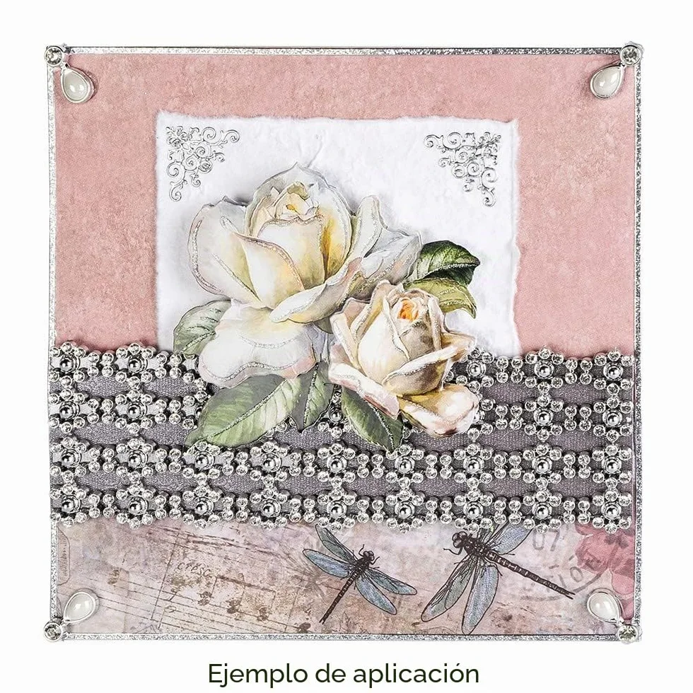 Ideen mit Herz Papeles Duo-Design | Bloc con 20 Hojas de Craft | 25 x 25 cm | 250g/m² | Impreso por Ambas Caras | Papel de Diseño con Motivos | Ideal para Scrapbooking (Decoración 02)