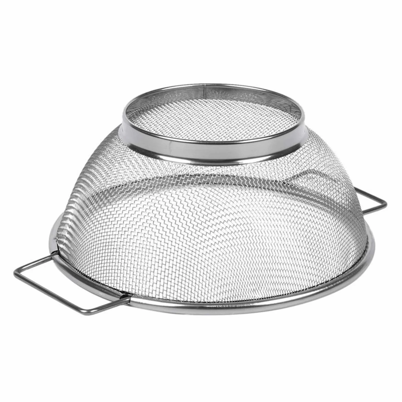 Colador Drenaje de la Cesta tazón de Malla Fina colador tazón escurridor verdura tamiz colande Sifter Cocina Cesta de Almacenamiento de Acero Inoxidable Coladores de Alimentos