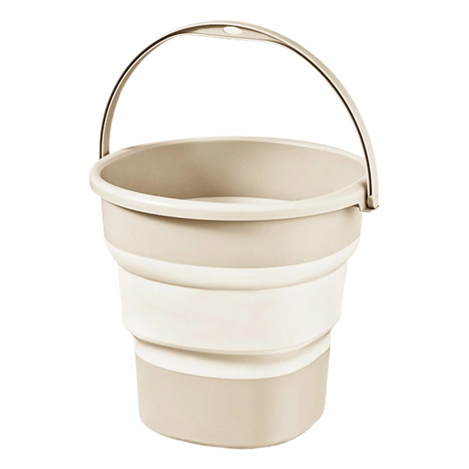 Cubo de agua plegable portátil de 9 litros para lavado de autos, hogar, pesca y viajes