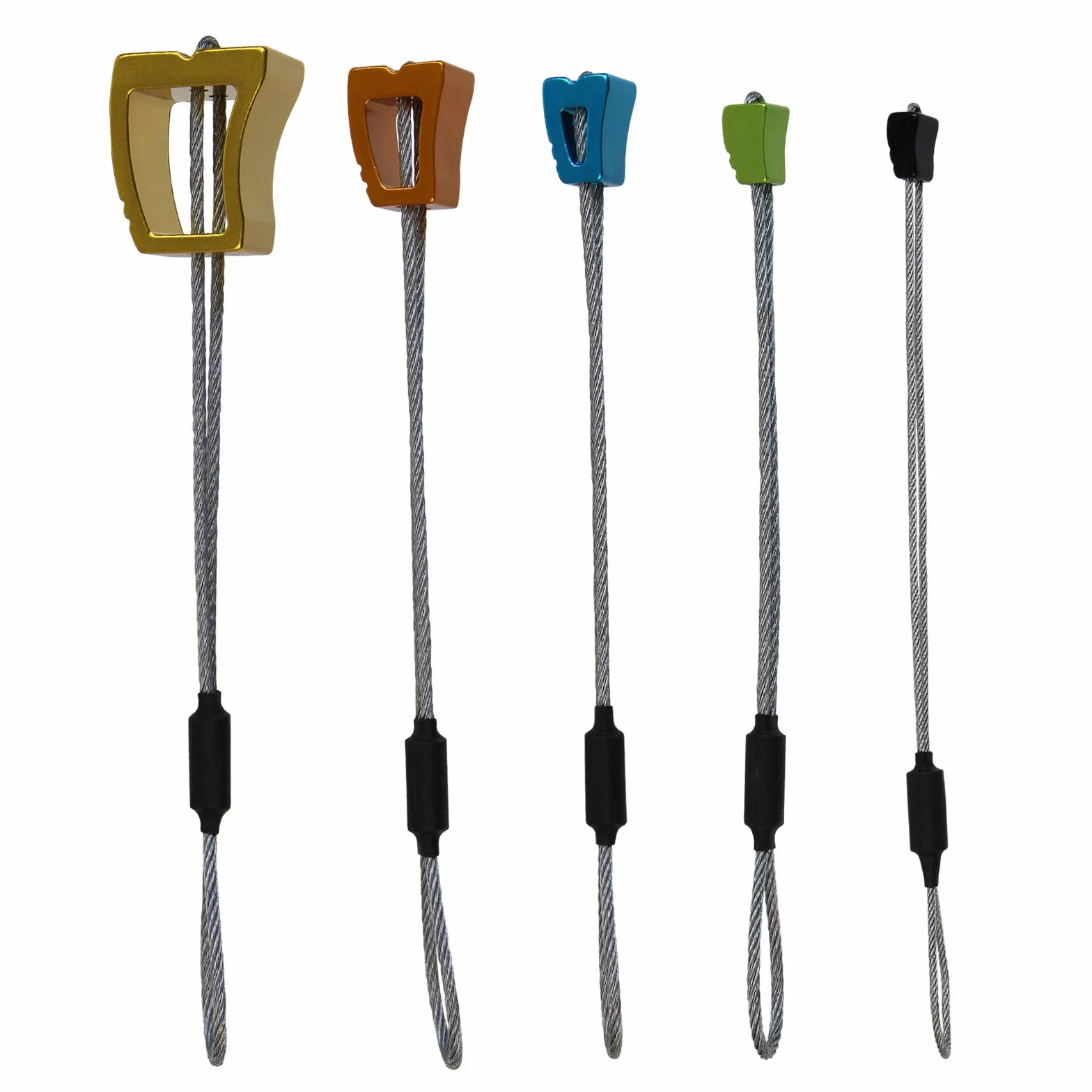 ALPIDEX Fisureros para escalada juego de 10 tallas 1-10